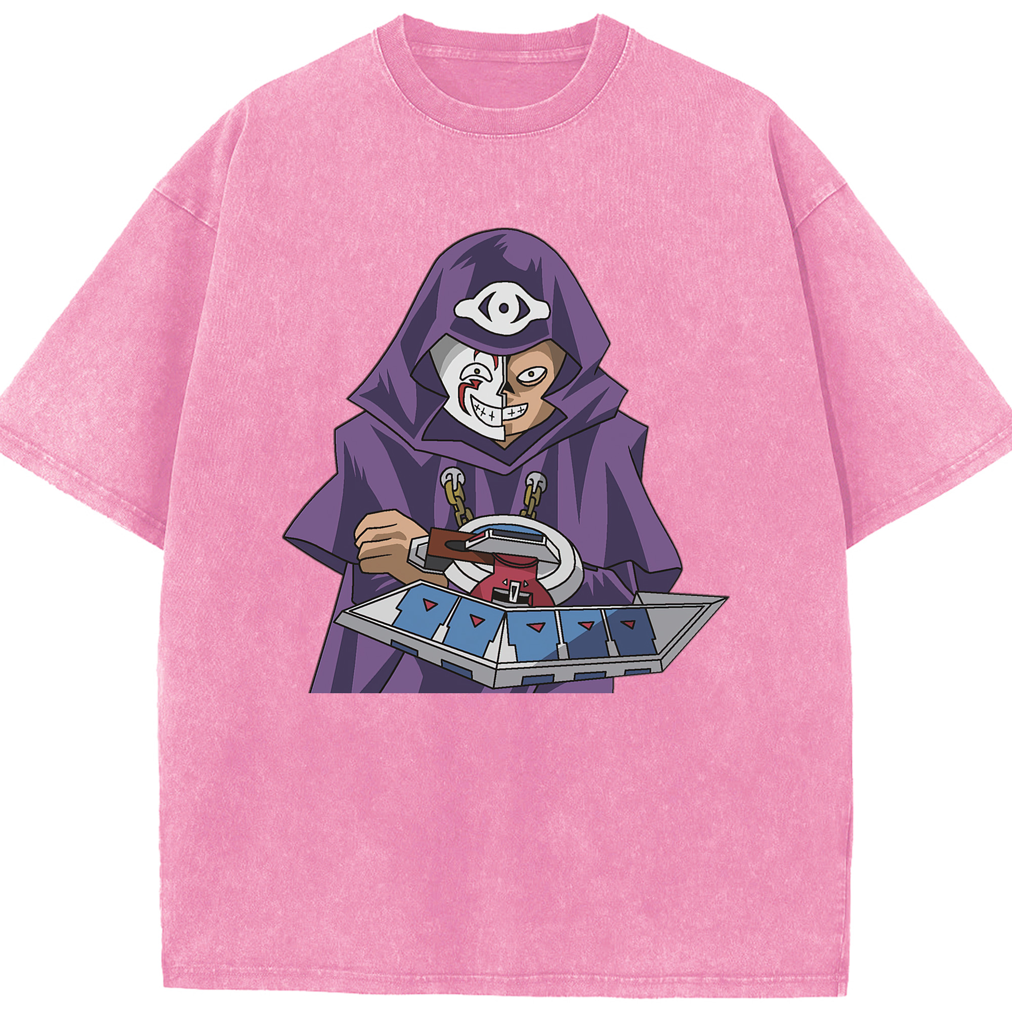（画像用） 遊☆戯☆王 Yu-Gi-Oh! 綿100% ヴィンテージ風 半袖Tシャツ（フロントプリント）